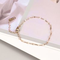 Simple Style Chains Print Stainless Steel Bracelets Chain Stainless Steel Bracelets main image 6
