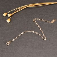 Simple Style Chains Print Stainless Steel Bracelets Chain Stainless Steel Bracelets main image 3