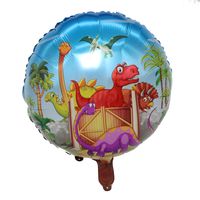 Dinosaur Party Theme Decoration Tyrannosaurus Velociraptor Giraffe Foil Balloon main image 2