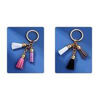 Simple Style Tassel Alloy Plating Keychain 1 Piece main image 2