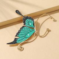 Retro Butterfly Alloy Ear Clips 1 Piece sku image 2