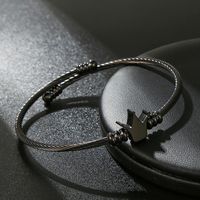 Bracelets Réglables En Gros À Ouverture Simple En Acier Au Titane sku image 6