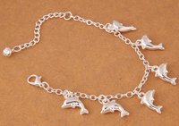 Fashion Dolphin Alloy Handmade Bracelets main image 2