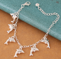 Fashion Dolphin Alloy Handmade Bracelets main image 3