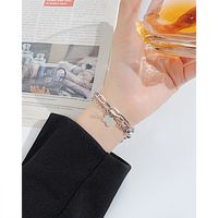 Fashion Guitar Stainless Steel Bracelets Layered Chain No Inlaid Stainless Steel Bracelets main image 4