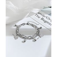 Fashion Guitar Stainless Steel Bracelets Layered Chain No Inlaid Stainless Steel Bracelets main image 3