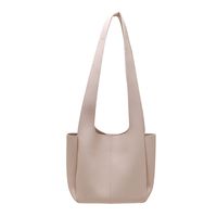 Fashion Solid Color Magnetic Buckle Tote Bag main image 3