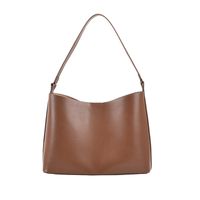 Fashion Solid Color Magnetic Buckle Underarm Bag main image 3
