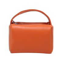 Strassenmode Einfarbig Quadrat Reißverschluss Handtasche main image 2