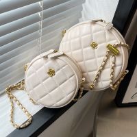 Fashion Solid Color Round Zipper Chain Bag main image 6
