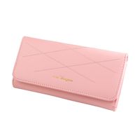 Basic Solid Color Printing Square Zipper Buckle Clutch Bag main image 4