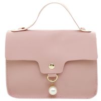 Women's Pu Leather Solid Color Basic Soft Surface Square Buckle Crossbody Bag main image 4