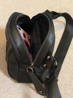 Fashion Solid Color Soft Surface Oval Zipper Shoulder Bag main image 4
