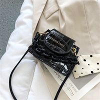 Women's All Seasons Pu Leather Solid Color Streetwear Square Flip Cover Handbag Square Bag sku image 3