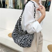 Vacation Solid Color Square Zipper Tote Bag main image 2