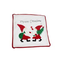 Hong Kong Amour Broderie Sans Visage Vieil Homme De Noël Taie D'oreiller Décoratif Canapé De Noël Housse De Coussin Santa Claus Taie D'oreiller sku image 3