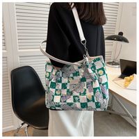 Streetwear Printing Pearl Chain Zipper Tote Bag main image 3