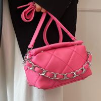 Fashion Lingge Chain Square Magnetic Buckle Square Bag main image 1