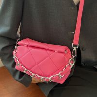 Fashion Lingge Chain Square Magnetic Buckle Square Bag main image 4