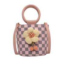 Cute Floral Bucket Zipper Bucket Bag main image 5