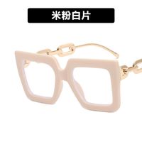 Women's Retro Geometric Square Glasses sku image 1
