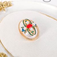 Baroque Style Geometric Alloy Inlay Artificial Pearl Brooches main image 5