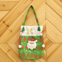 Christmas Santa Claus Snowman Cloth Party Gift Wrapping Supplies sku image 9