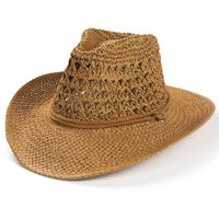 Unisex Ethnic Style Solid Color Braid Big Eaves Straw Hat main image 3