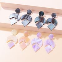 Fashion Geometric Arylic Slice Splicing Earrings main image 8