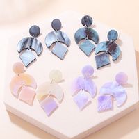 Fashion Geometric Arylic Slice Splicing Earrings main image 2