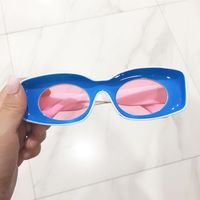 Neue Modische Konkave Bonbonfarbene Sonnenbrille sku image 3