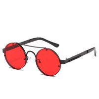 Retro Round Metal Frame Sunglasses Wholesale sku image 1