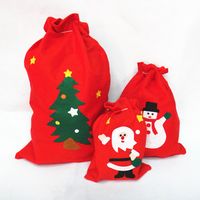Christmas Santa Claus Non-woven Gift Bag Wholesale Nihaojewelry sku image 5