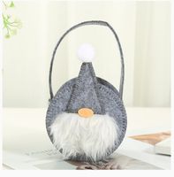 Christmas Non-woven Santa Claus Round Tote Candy Decoration Bag Wholesale Nihaojewelry sku image 6