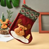 Santa Claus Socks Candy Gift Bags Christmas Decorations Wholesale Nihaojewelry sku image 9