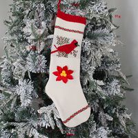 Hong Kong Amour Croix-frontière De Noël Chaussettes Tricoté Cadeau Sac Long Sac De Bonbons De Noël Pendentif Arbre De Noël Décoration Fournitures sku image 5