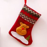 Weihnachtsmann Socken Süßigkeiten Geschenktüten Weihnachtsschmuck Großhandel Nihaojewelry sku image 3