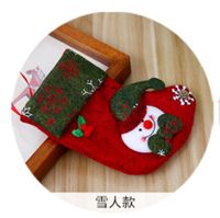Schneeflocke Weihnachten Kleine Socken Geschenk Tasche Weihnachts Baum Ornamente Kinder Süßigkeiten Tasche Ältere Menschen Schneemann Geschenk Tasche Großhandel sku image 10