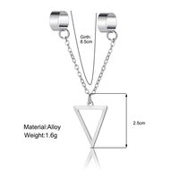 Retro Triangle Alloy Plating No Inlaid Earrings main image 5