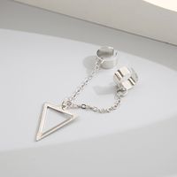 Retro Triangle Alloy Plating No Inlaid Earrings main image 2