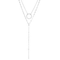 Rostfreier Stahl 14 Karat Vergoldet Mode Überzug Geometrisch Quaste Halskette sku image 1