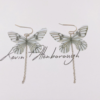 Fashion Butterfly Sterling Silver Earrings 925 Silver Earrings main image 5
