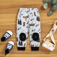 Letter Cotton Polyester Printing Pants Sets Baby Clothes main image 6