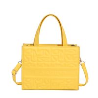 Fashion Solid Color Square Zipper Handbag Square Bag sku image 5