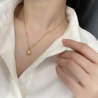 Colliers De Perles Élégants En Acier Au Titane Géométrique main image 5