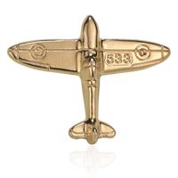 Novelty Fashion British Style Airplane Zinc Plating Unisex Brooches Collar Pin main image 6