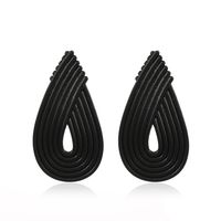 Simple Style Water Droplets Alloy Plating Ear Studs sku image 2