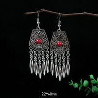 Estilo Étnico Tribal Aleación Enchapado Metal Arílico Pendientes sku image 1