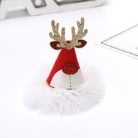 Weihnachts Rote Pailletten Kleine Hut Schleier Haarnadel Großhandel Nihao Schmuck sku image 8