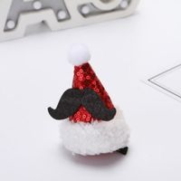Christmas Red Sequined Small Hat Veil Hairpin Wholesale Nihaojewelry sku image 18